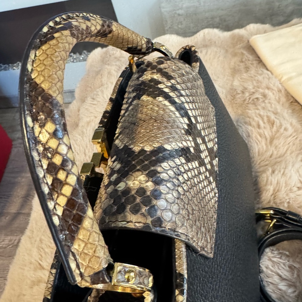 Authentic louis vuitton capuccine BB python - Picture 16 of 16
